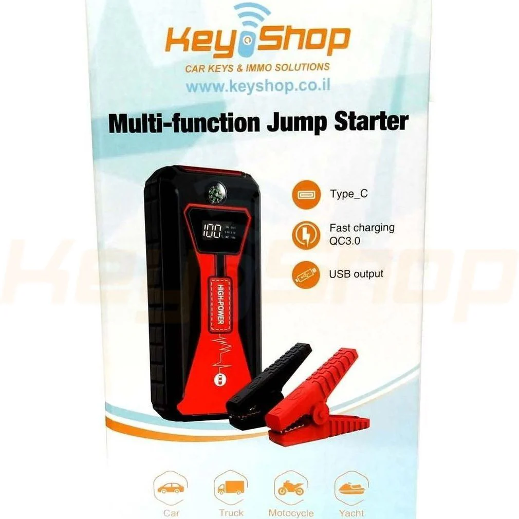 בוסטר- Multi-function Jump Starter- 800A - Image 2