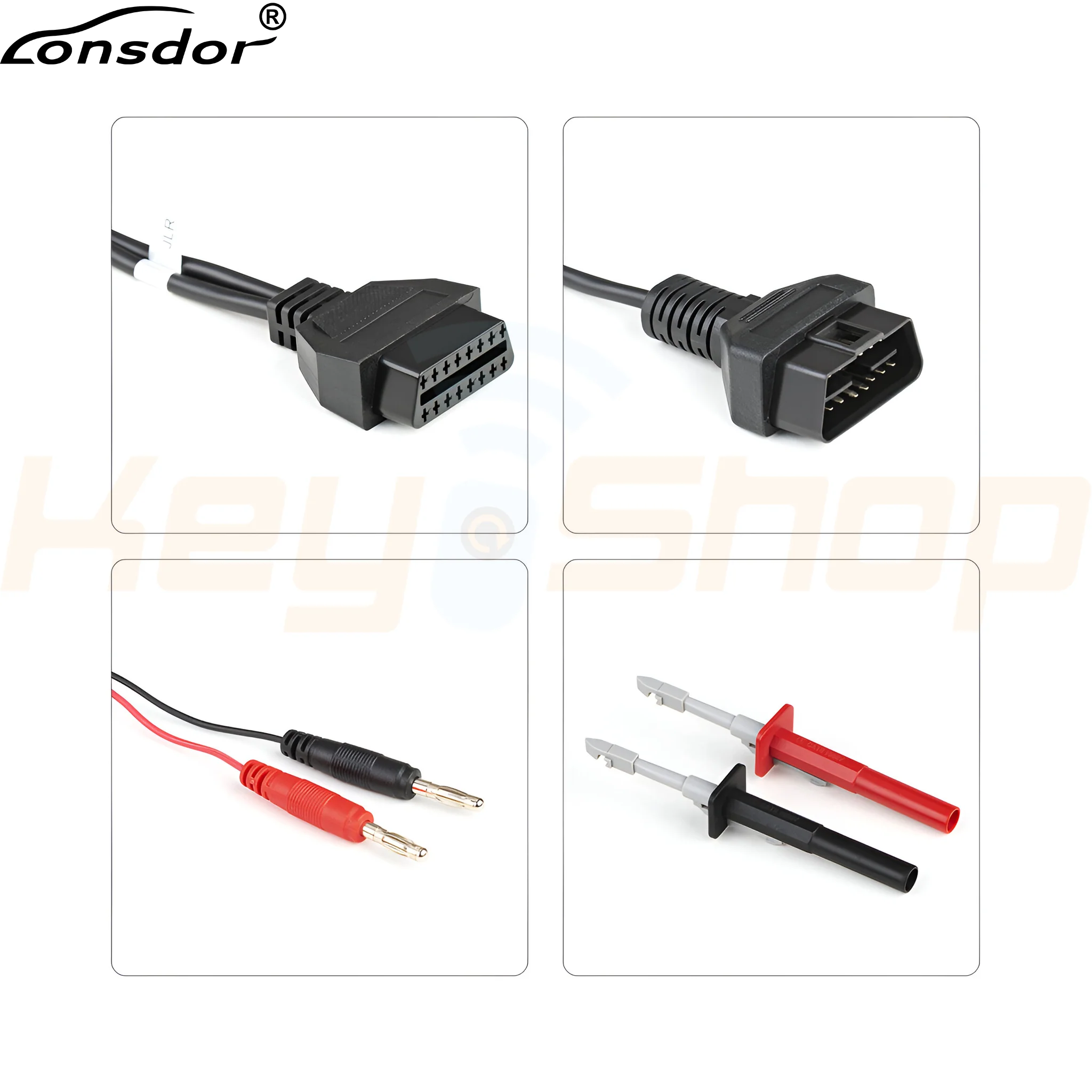 כבל OBD רב תכליתי המנקב וחודר לרשת CAN-HIGH / LOW לעקיפת קוד / גישה בקידוד טויוטה / קרייסלר / לנד רובר ועוד - Image 3