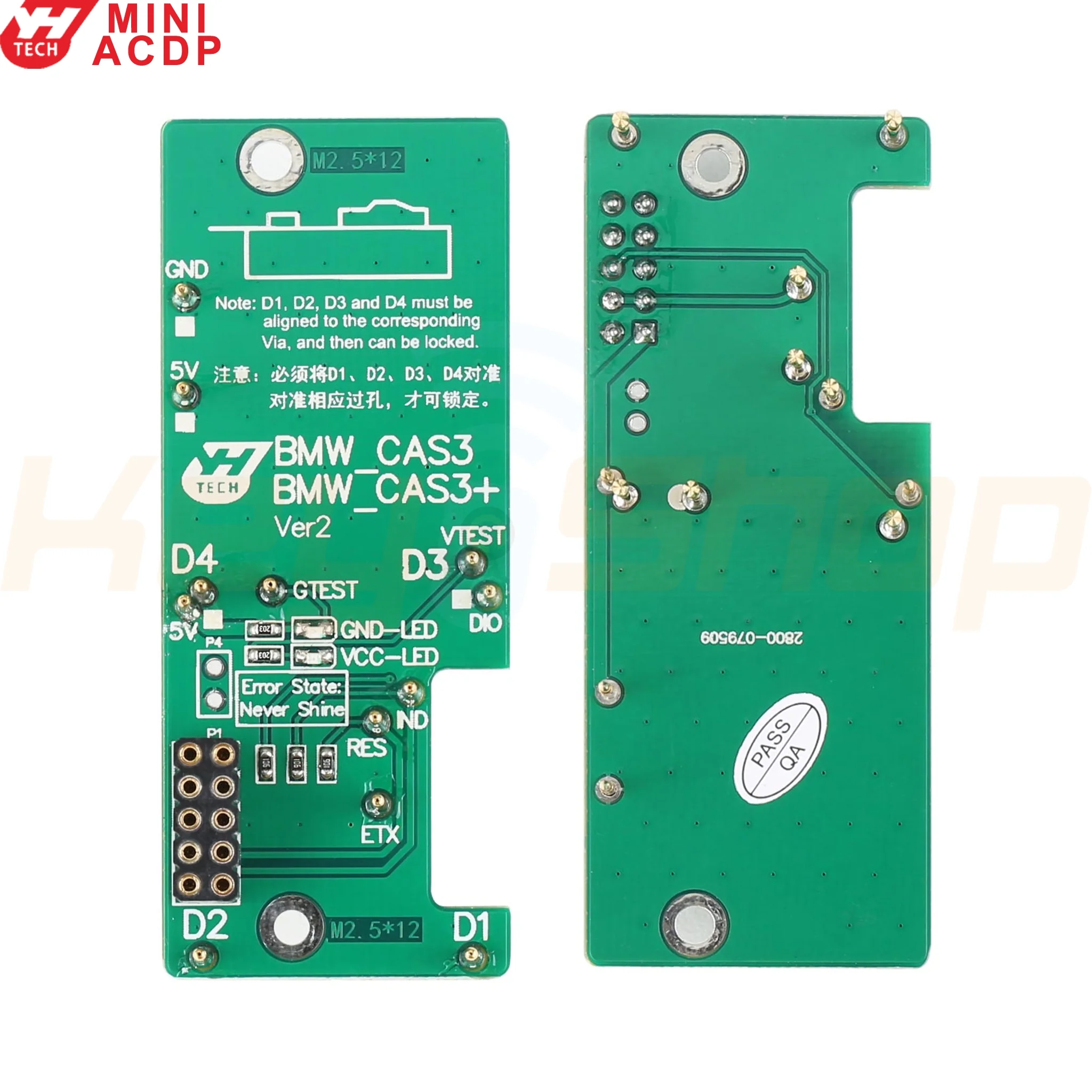 ACDP מודול 1: CAS1-CAS4+ 2004-2018 BMW קידוד מפתחות ותיקון קילומטארז' ל-ב.אמ.וו ו-מיני + רישיון A500 - Image 3