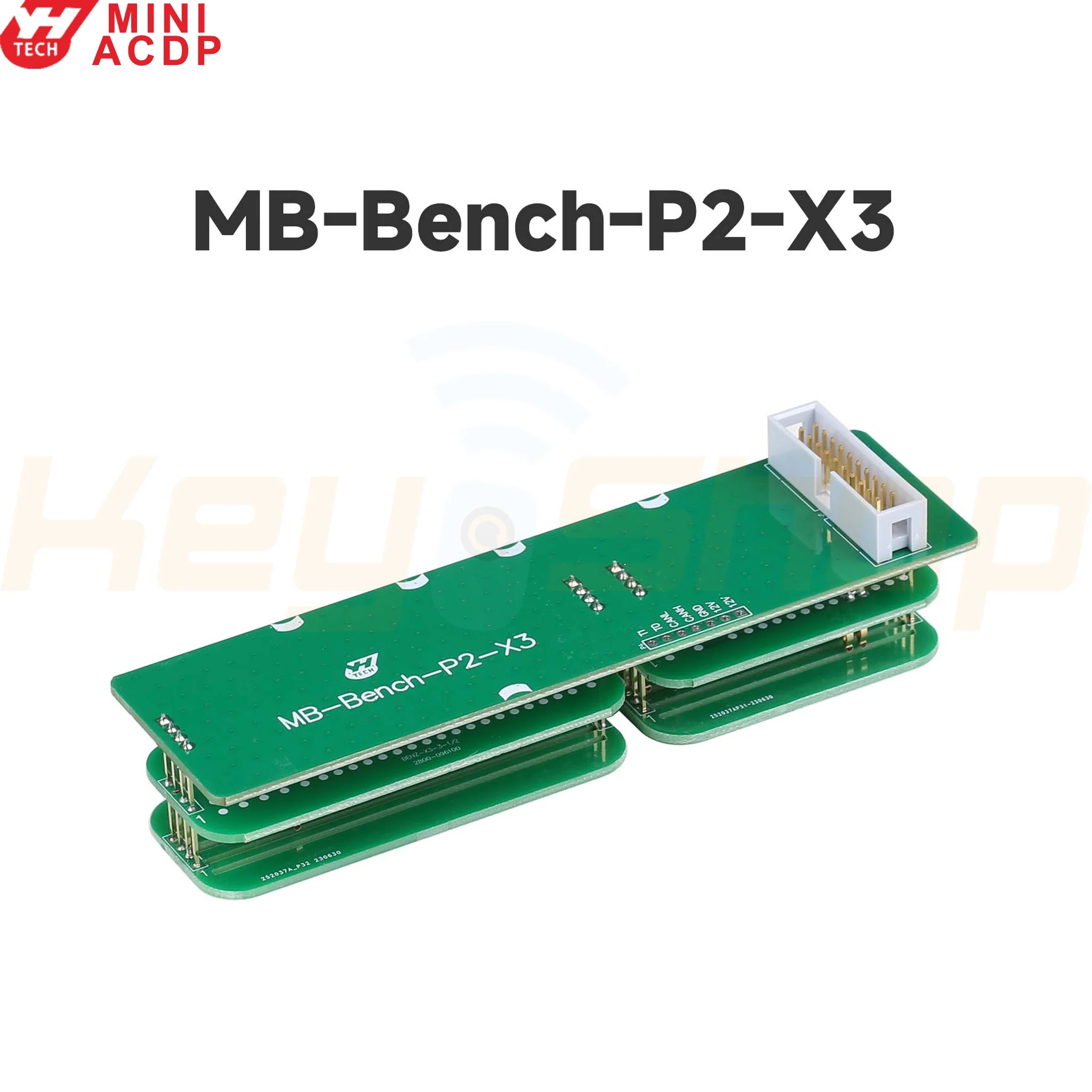 ACDP מודול 15: העתקת מחשב מנוע ECU / DME בעבודה שולחנית עם פלאגים לרכבי מרצדס + רישיון A100 - Image 4