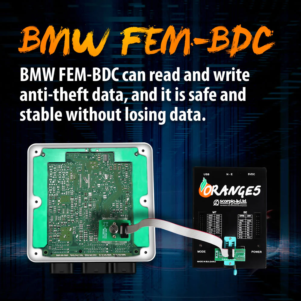 ACDP - קליפ משודרג לקידוד מפתחות FEM / BDC BMW - קריאת 24 / 93 / 95 EEPROM קלה מכל מכשיר ולא רק ACDP - Image 10
