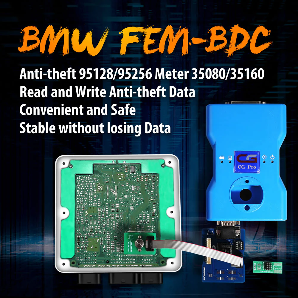 ACDP - קליפ משודרג לקידוד מפתחות FEM / BDC BMW - קריאת 24 / 93 / 95 EEPROM קלה מכל מכשיר ולא רק ACDP - Image 11