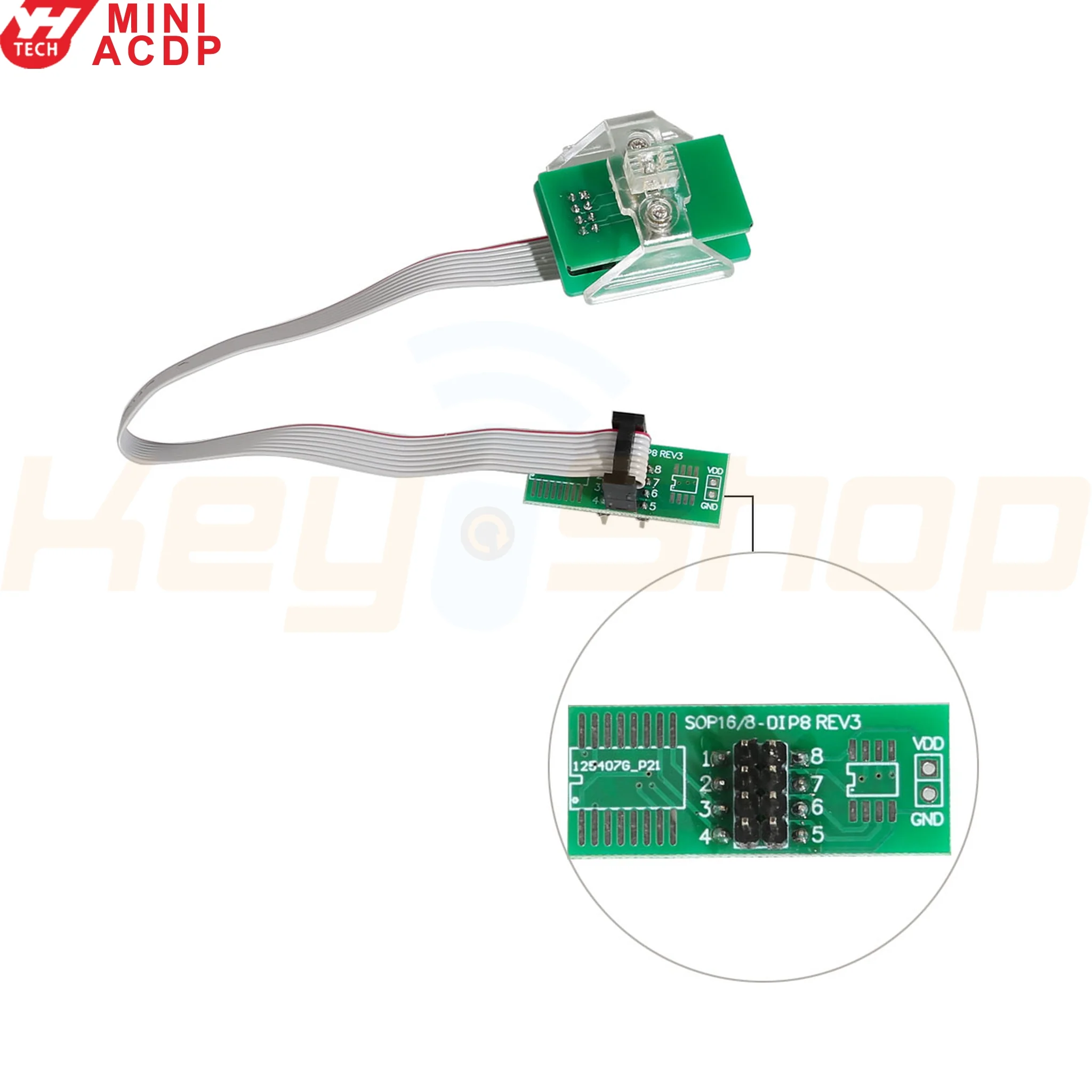 ACDP - קליפ משודרג לקידוד מפתחות FEM / BDC BMW - קריאת 24 / 93 / 95 EEPROM קלה מכל מכשיר ולא רק ACDP - Image 2