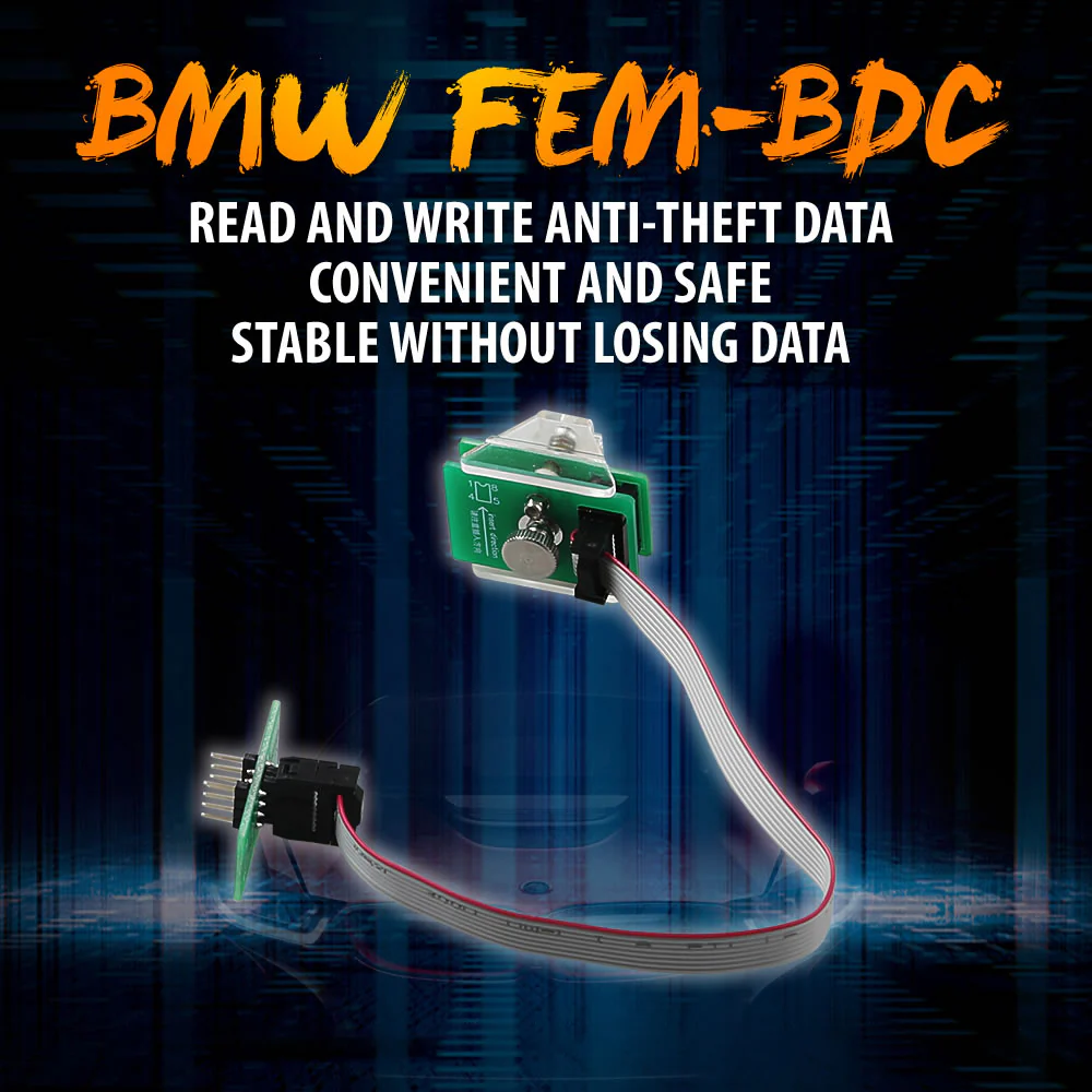 ACDP - קליפ משודרג לקידוד מפתחות FEM / BDC BMW - קריאת 24 / 93 / 95 EEPROM קלה מכל מכשיר ולא רק ACDP - Image 8