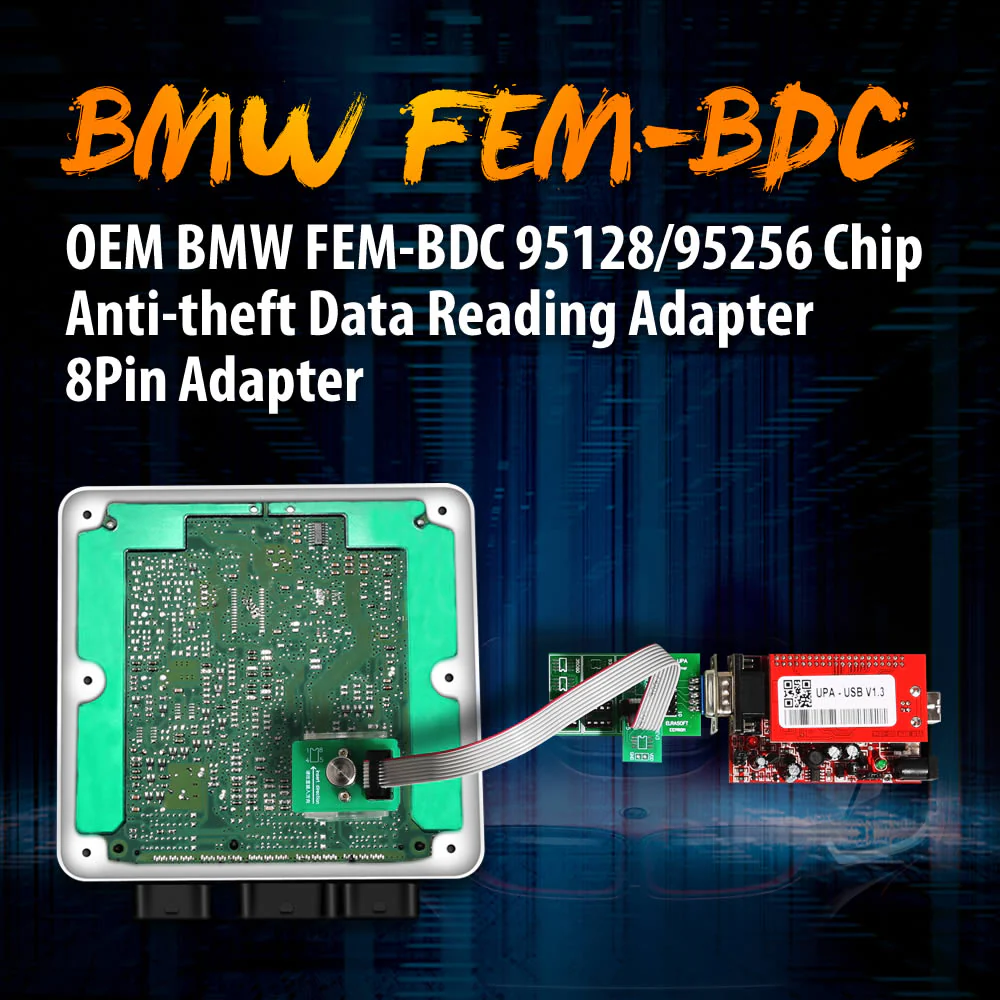 ACDP - קליפ משודרג לקידוד מפתחות FEM / BDC BMW - קריאת 24 / 93 / 95 EEPROM קלה מכל מכשיר ולא רק ACDP - Image 9