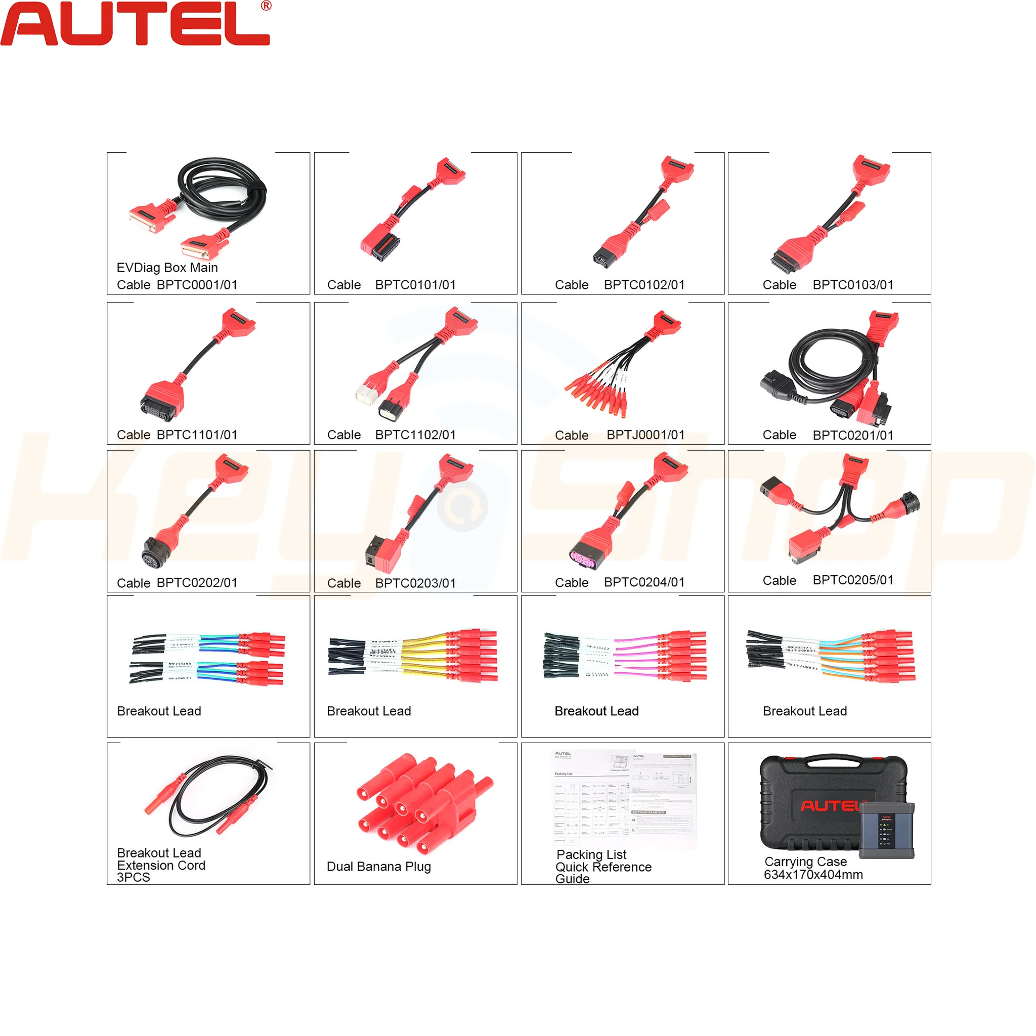 AUTEL EV Diagnostics Upgrade Kit ערכה לרכבים חשמליים - Image 7