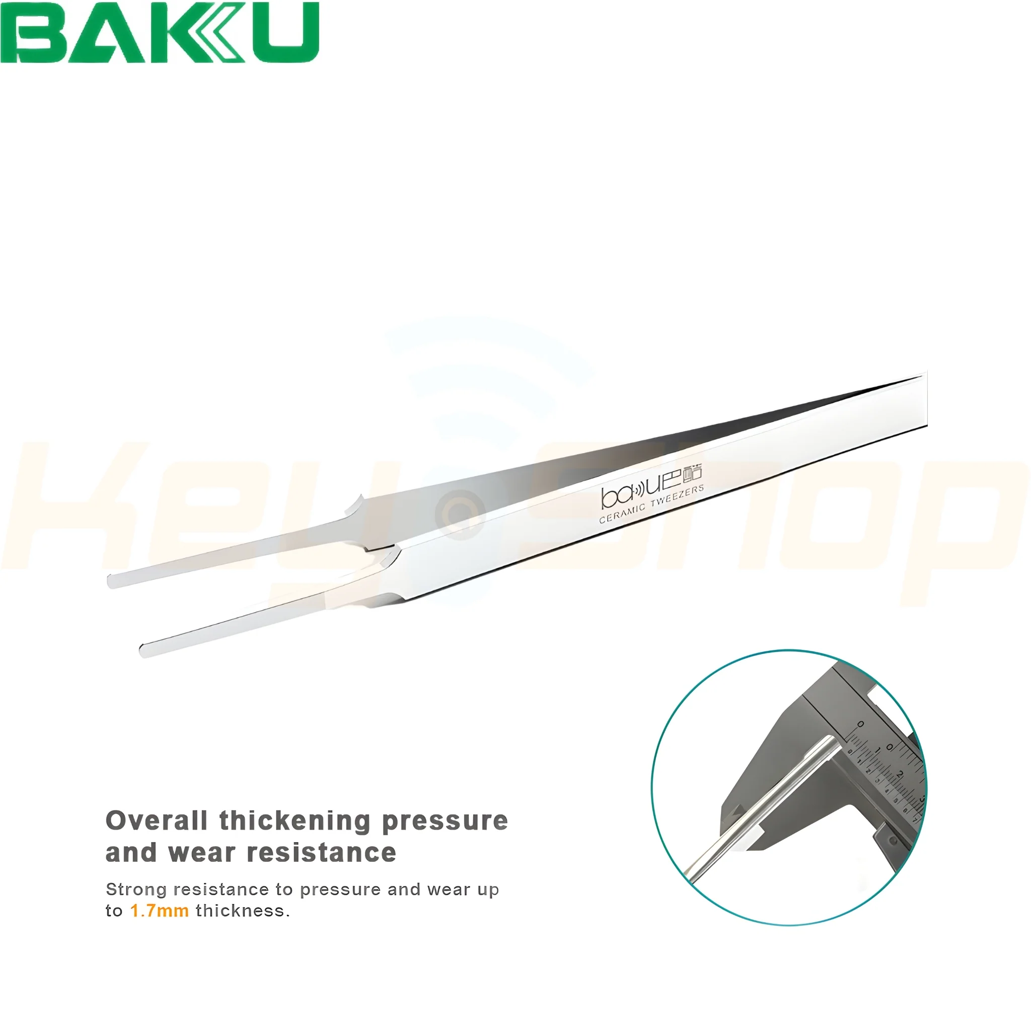 BAKU - פינצטה פרימיום מדויקת לעבודה עם אלקטרוניקה - BA-2A-16 - Image 3