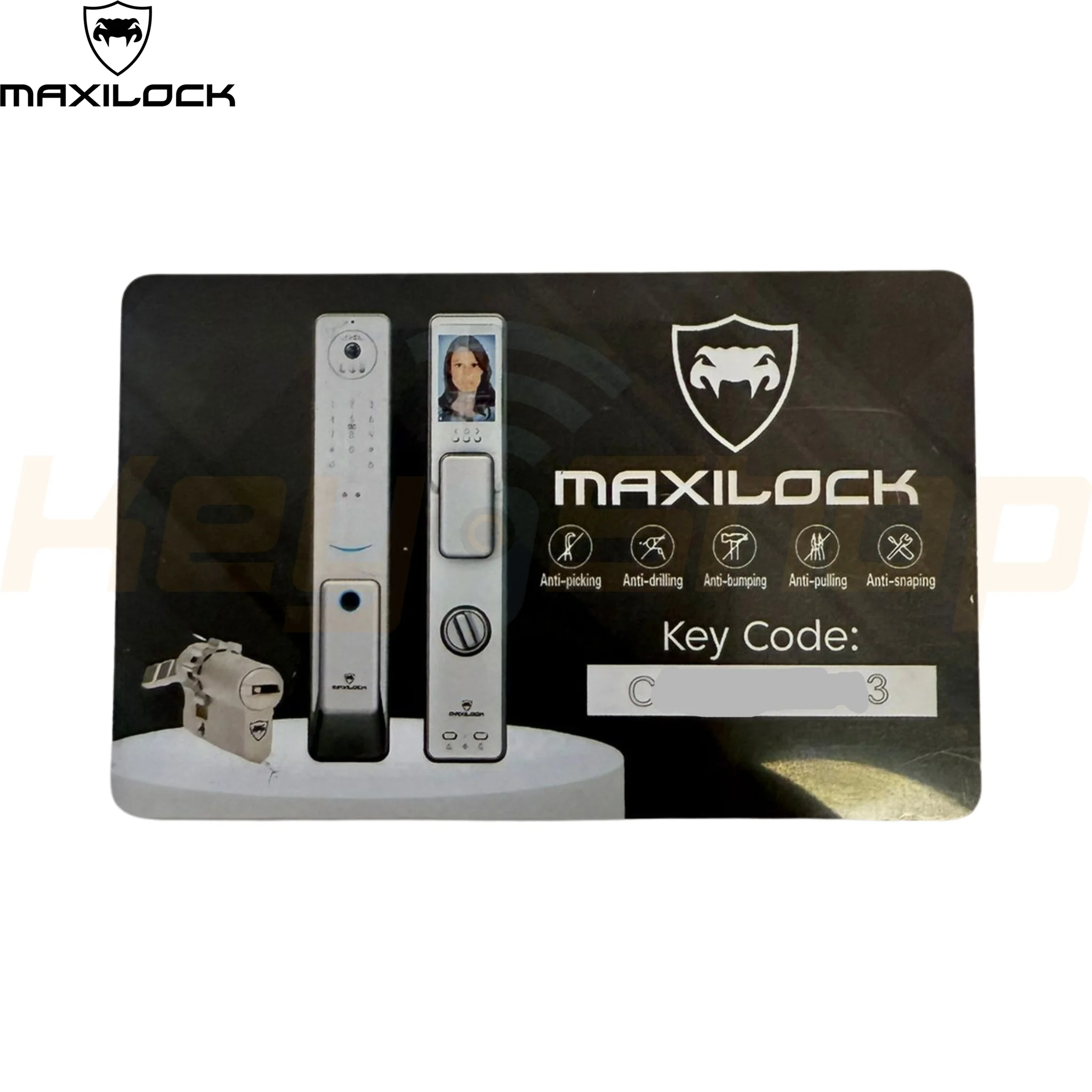 צילינדר - MAXILOCK - PALM-5 - אינטרקטיב + כרטיס שכפול- גלגל - Image 4