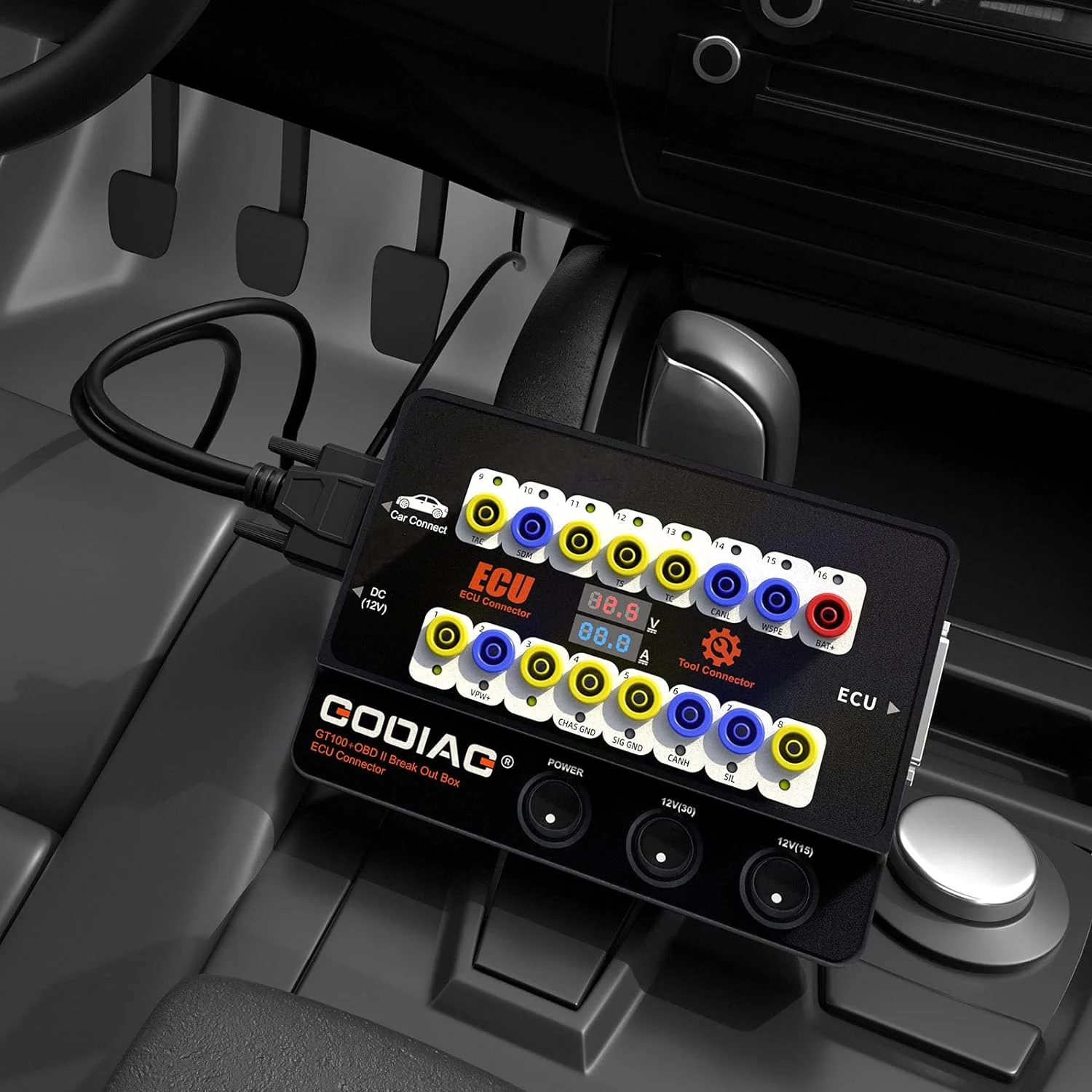 GODIAG GT100+: פלטפורמת ניתוח שולחנית לקידוד מפתחות ודיאגנוסטיקה - Breakout Box (HKSO537-B) - Image 3