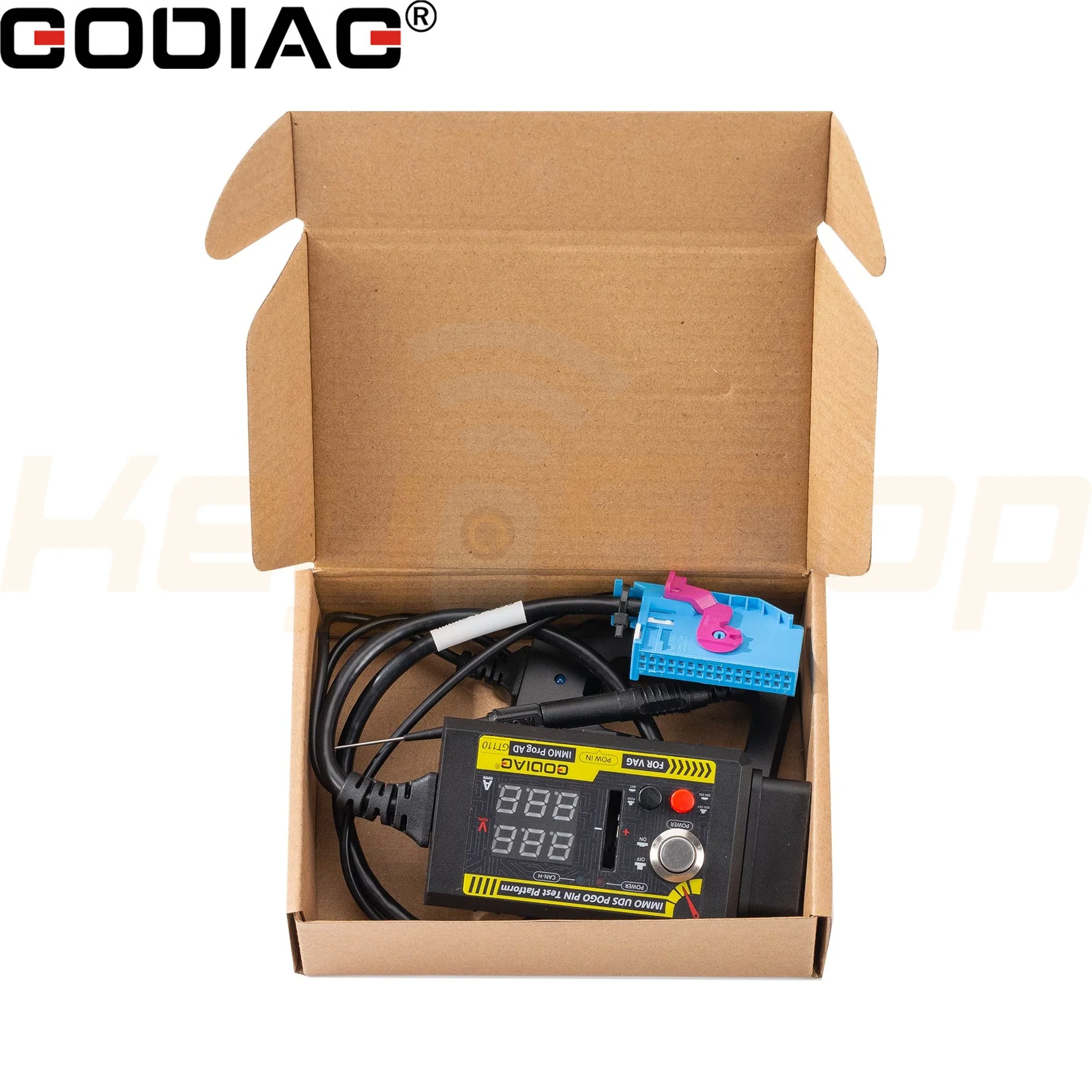GODIAG GT110 VAG IMMO4: פלטפורמה שולחנית לקידוד אובדן מפתחות דרך Pogo-Pin OBD פולקסווגן אאודי - UDS (HKSF397) - Image 4