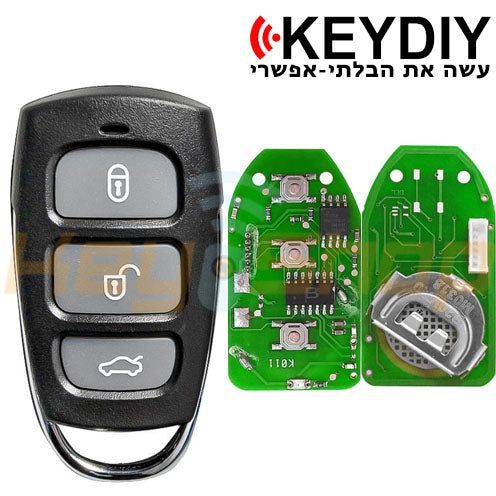 שלט נפרד אוניברסלי חוטי קיידי-סטייל קיה | 3-לחצנים | B20-3 | KD - Image 3