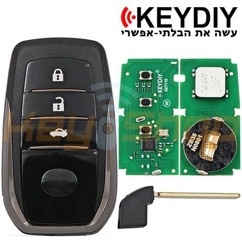 מפתח חכם אוניברסלי קיידי-סטייל טויוטה קורולה | 3-לחצנים | ZB35-3 | KD | TOY2 לא תומך 8A/4D - Image 3