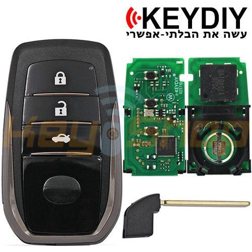 מפתח חכם אוניברסלי קיידי-סטייל טויוטה | 3-לחצנים | TB01-3 | KD | TOY2 - Image 3