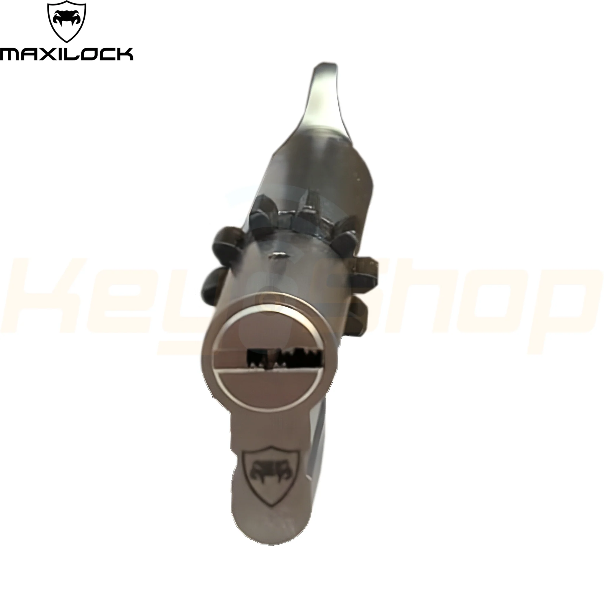 MAXILOCK SLIDER: - צילינדר - 76מ"מ - פטנט סליידר - 33+43-T גלגל + כפתור (עם 5 מפתחות) - Image 2