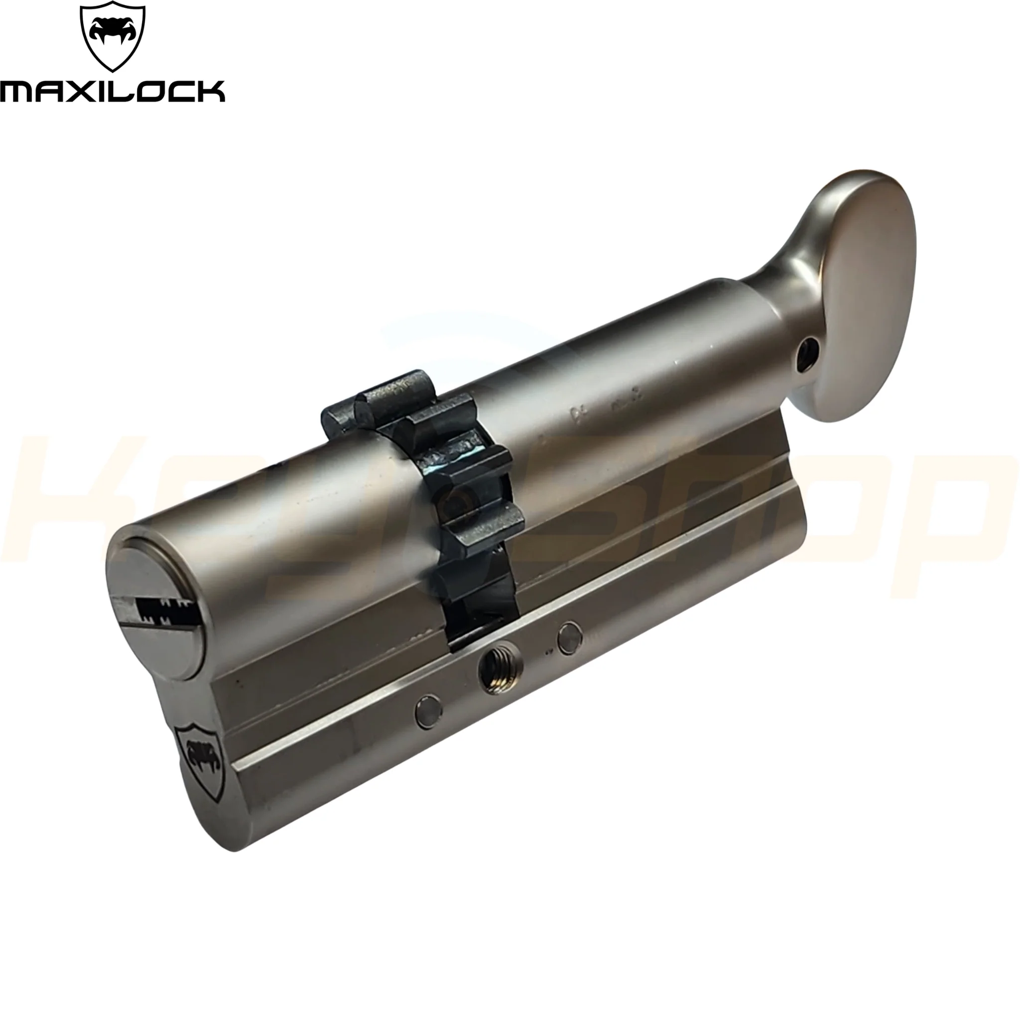 MAXILOCK SLIDER: - צילינדר - 76מ"מ - פטנט סליידר - 33+43-T גלגל + כפתור (עם 5 מפתחות) - Image 3