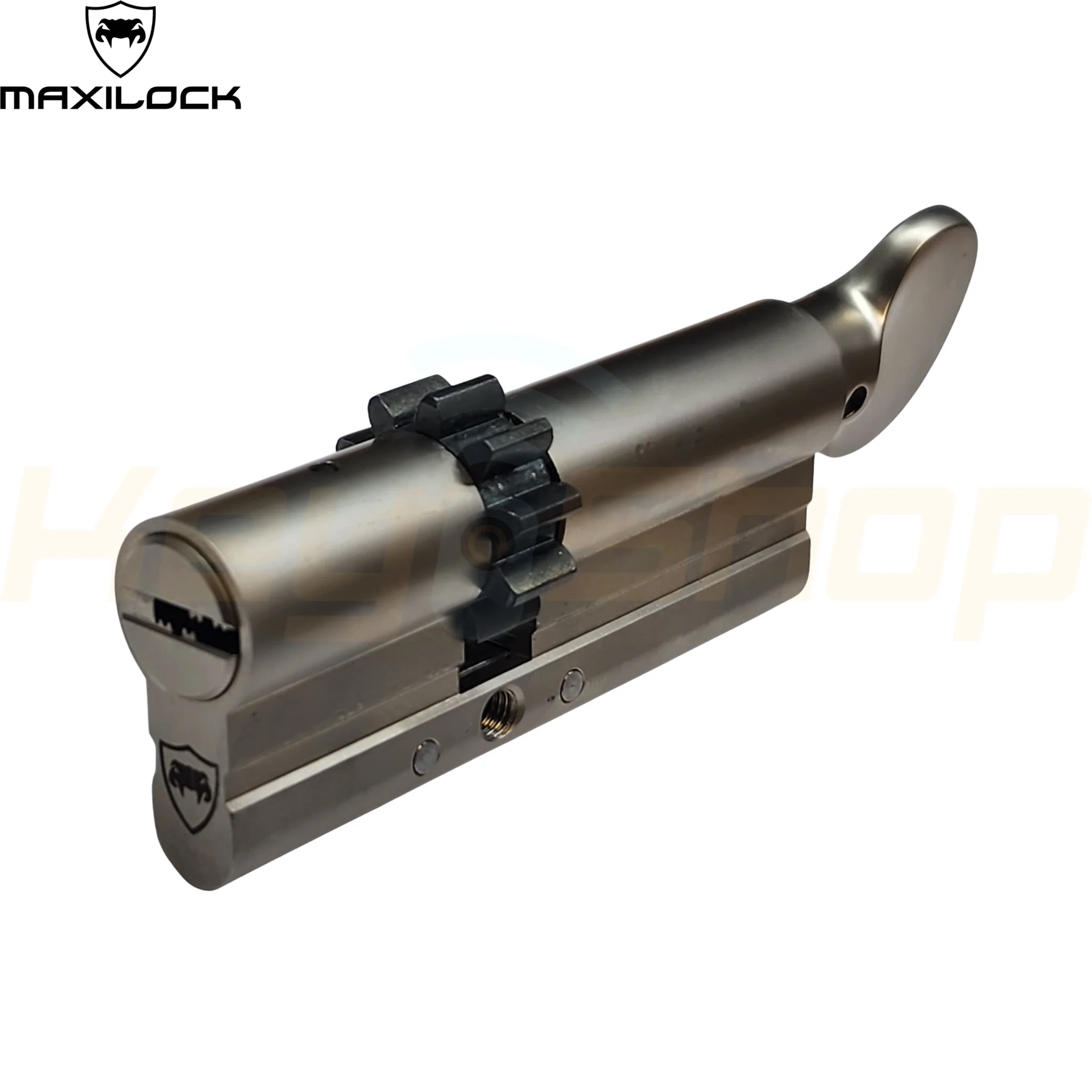 MAXILOCK SLIDER: - צילינדר - 76מ"מ - פטנט סליידר - 33+43-T גלגל + כפתור (עם 5 מפתחות) - Image 5
