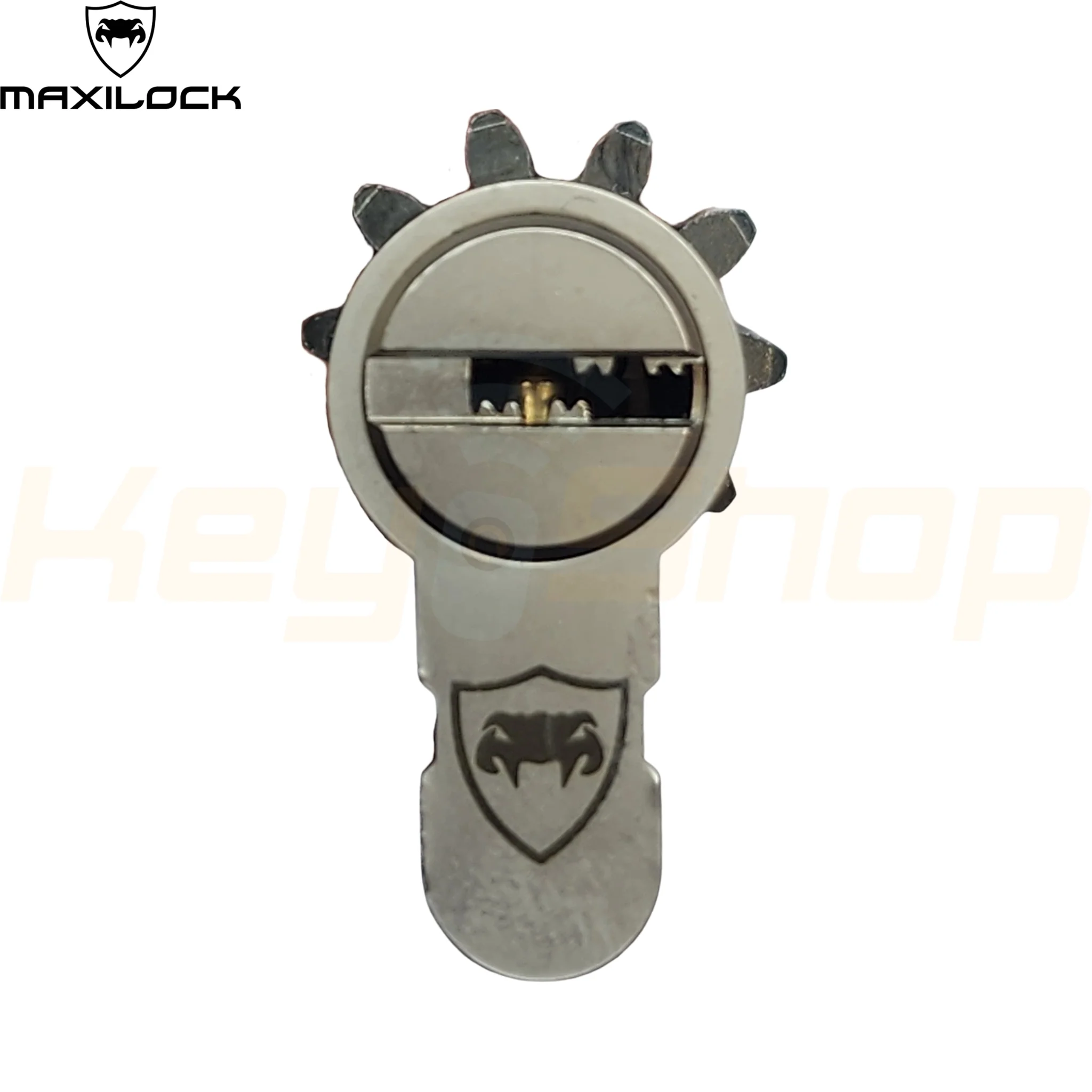 MAXILOCK SLIDER: - צילינדר - 76מ"מ - פטנט סליידר - 33+43-T גלגל + כפתור (עם 5 מפתחות) - Image 6