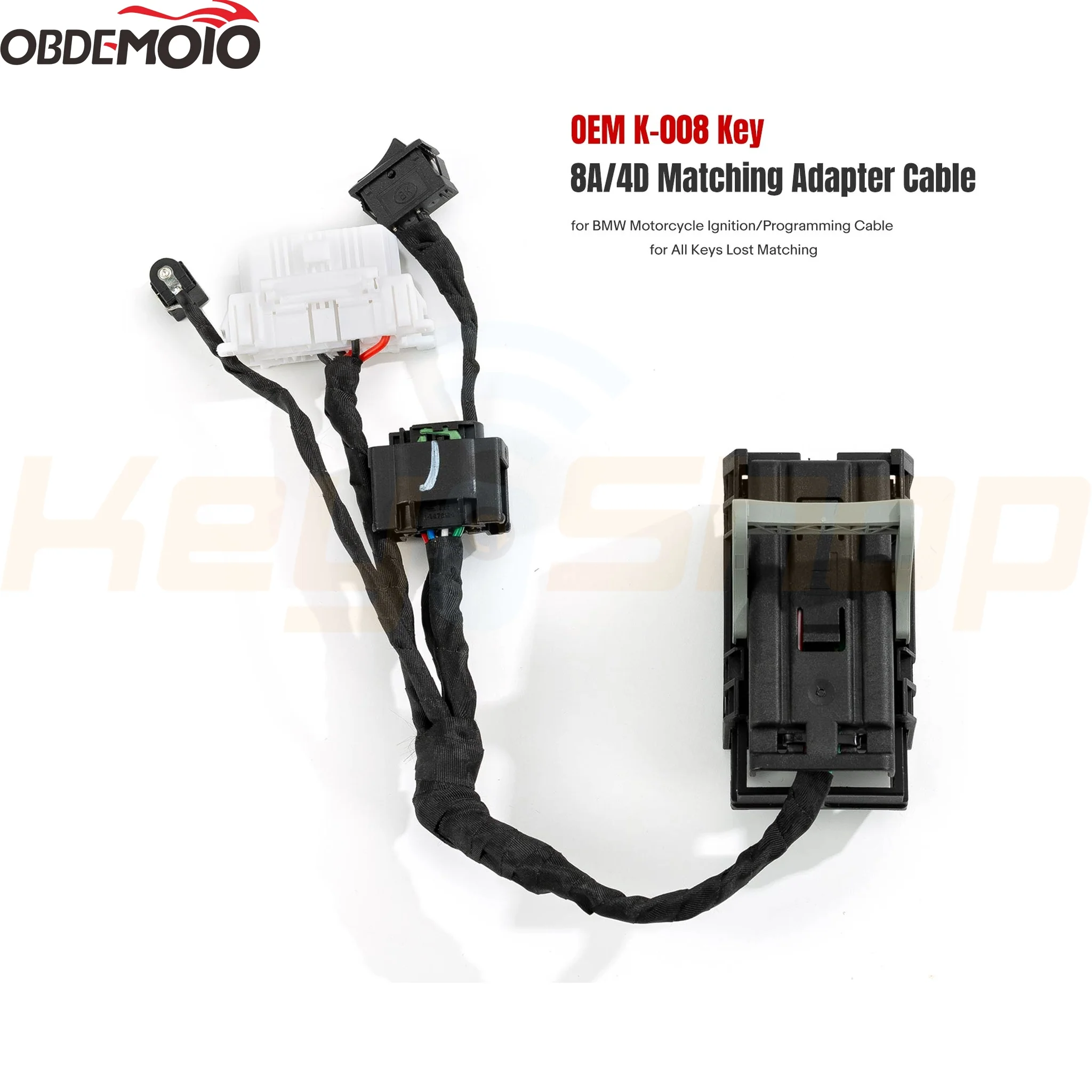 OBDEMOTO כבל ל-900PRO - מתאם קידוד מפתחות 8A / 4D לאופנועי BMW / פלטפורמה שולחנית K-008 - Bosch ECU - Image 5