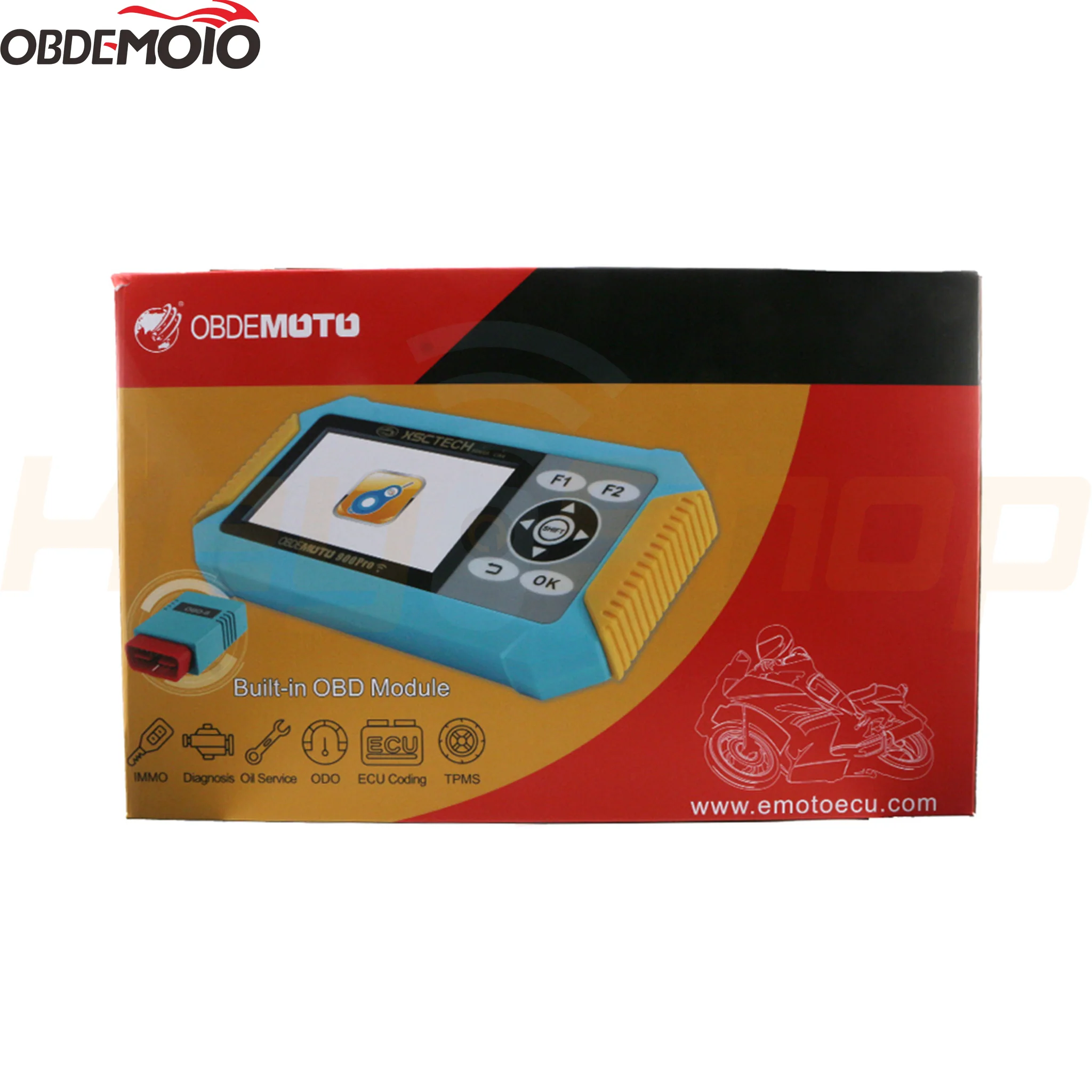 OBDEMOTO 900PRO - מכשיר קידוד מפתחות, דיאג, ותיקון ק"מ לאופנועים (3-מכשירים-באחד) - גרסה חדשה 2025 - Image 12