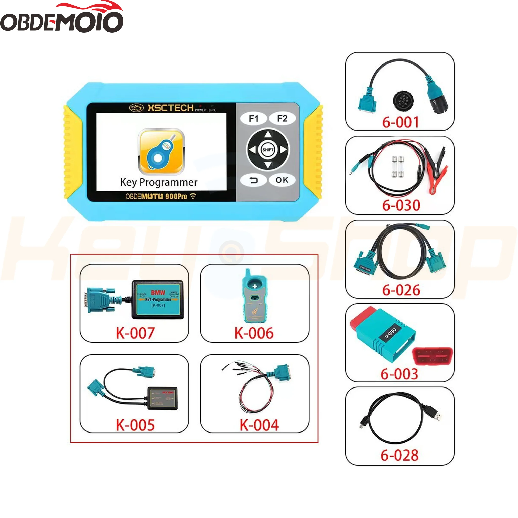 OBDEMOTO 900PRO - מכשיר קידוד מפתחות, דיאג, ותיקון ק"מ לאופנועים (3-מכשירים-באחד) - גרסה חדשה 2025 - Image 13