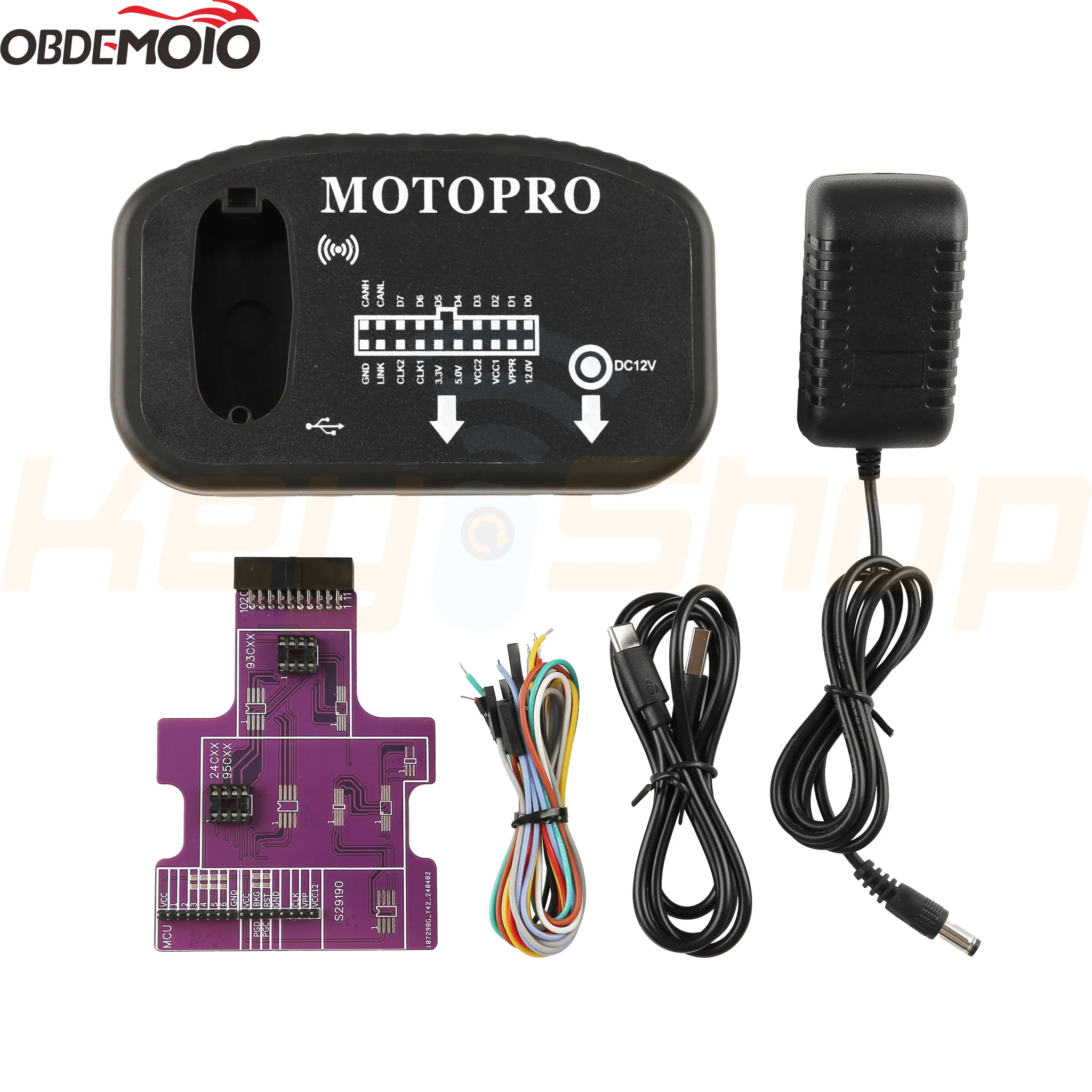 OBDEMOTO MOTOPRO - מתכנת זיכרונות לקידוד מפתחות לאופנועים (1⁄4-מחיר של TMPro2) - Image 11