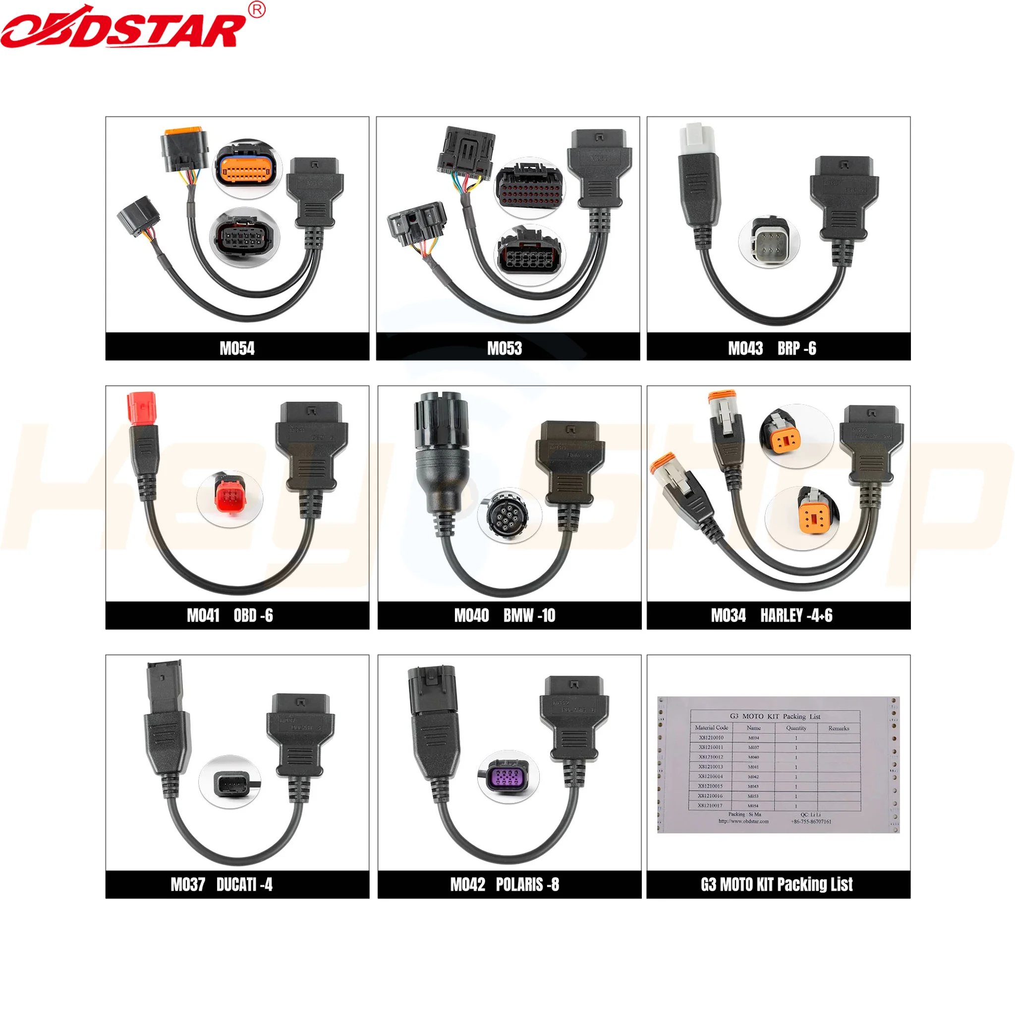 חבילת תוכנה מלאה OBDSTAR G3: מקודד מפתחות לרכב, לאופנוע ועוד + שכפול ECU / TCU / DASH / BCM קילומטראז' + כרית אוויר + מתנות A1/A2 - Image 6