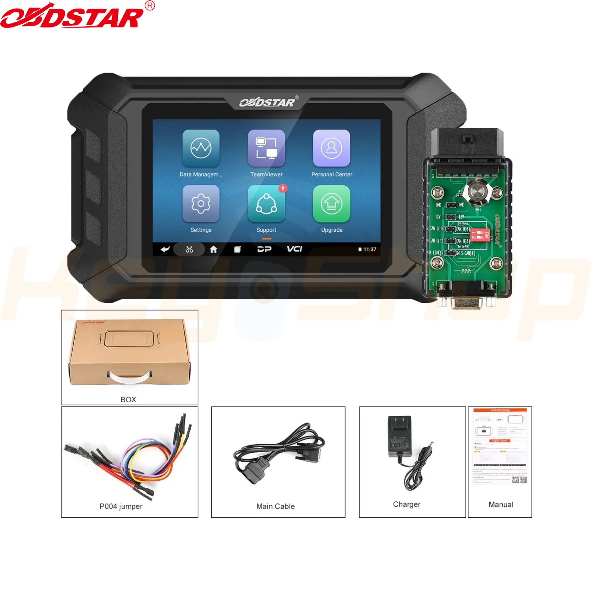 מכשיר קידוד - OBDSTAR P50 - מכשיר לאיפוס כריות אויר ו-SRS - Image 3