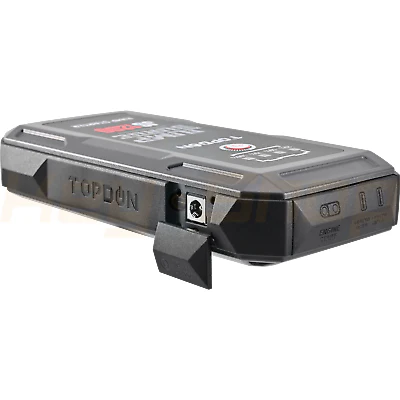 TOPDON - JumpSurge 1200 - בוסטר התנעה ומטען ליטיום נייד - פונקציית הנעה מהירה - עם פנס - 12V - Image 4
