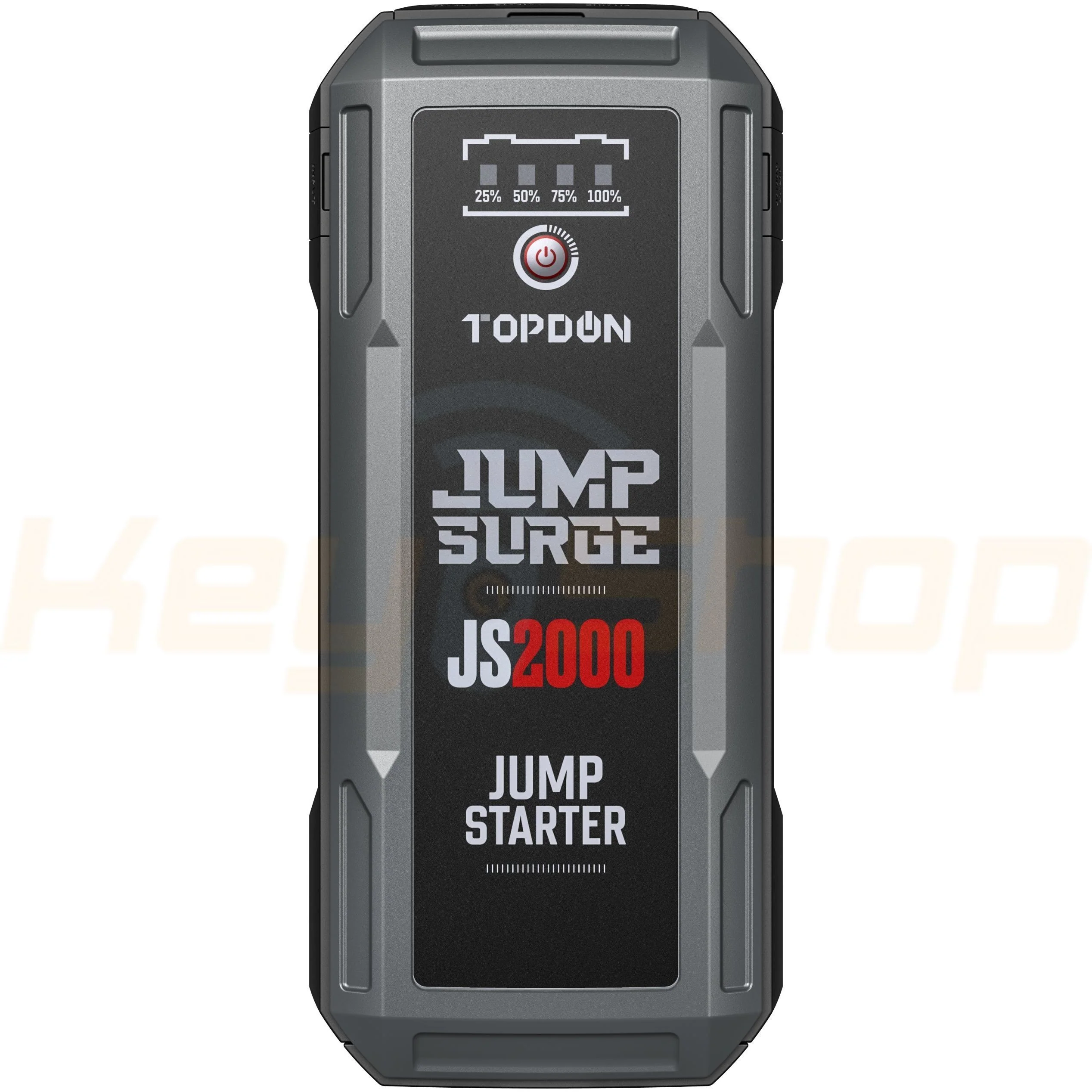 TOPDON - JumpSurge 2000 - בוסטר התנעה ומטען ליטיום נייד - פונקציית הנעה מהירה - עם פנס - 12V - Image 4