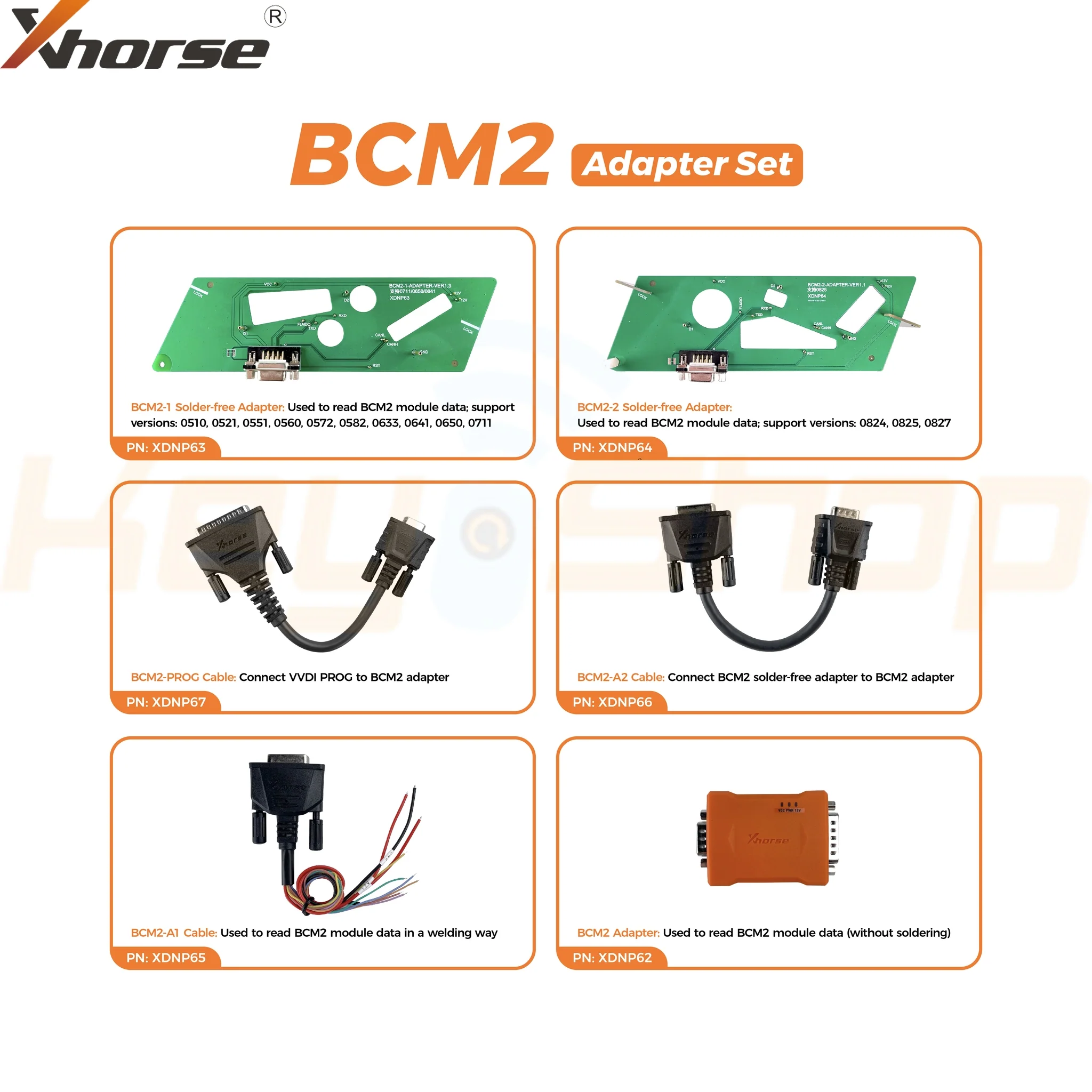מתאם ללא הלחמות אאודי 2007-2018 BCM2 מוצפן (XDNPABGL) - Image 3