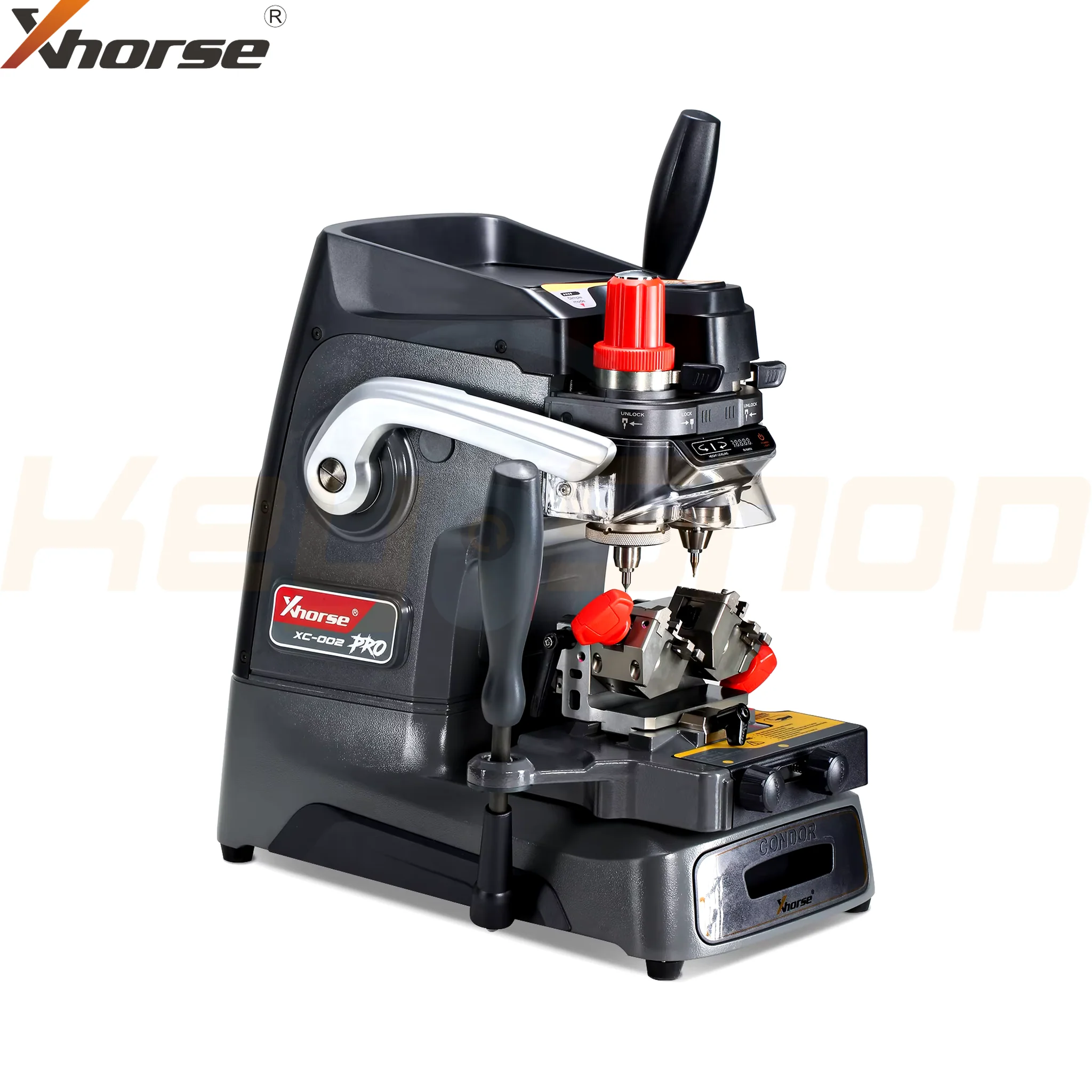 CONDOR XC-002 Pro - מכונת שכפול למפתחות צד-אחד / תעלה / חורים / חריטה / מולטילוק / אינטרקטיב (XC02P0) - Image 3
