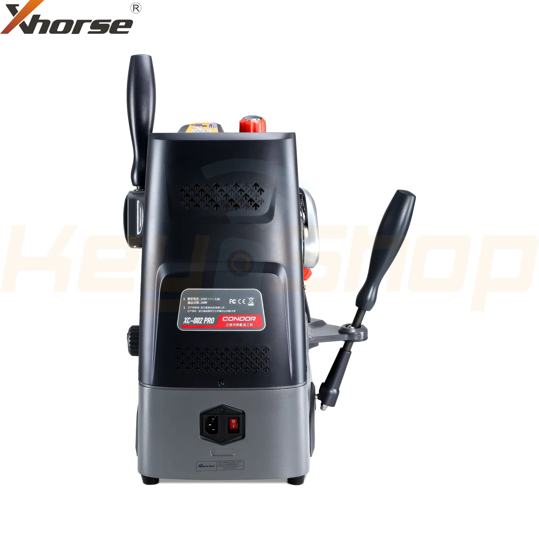 CONDOR XC-002 Pro - מכונת שכפול למפתחות צד-אחד / תעלה / חורים / חריטה / מולטילוק / אינטרקטיב (XC02P0) - Image 4