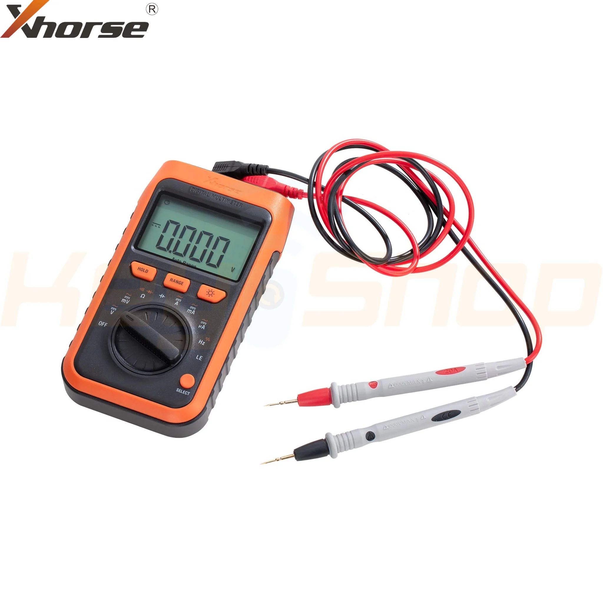 Xhorse - רב-מדד מקצועי - הגנת עומס יתר - מתח AC / DC / זרם / התנגדות / קיבול / תדר - Image 6