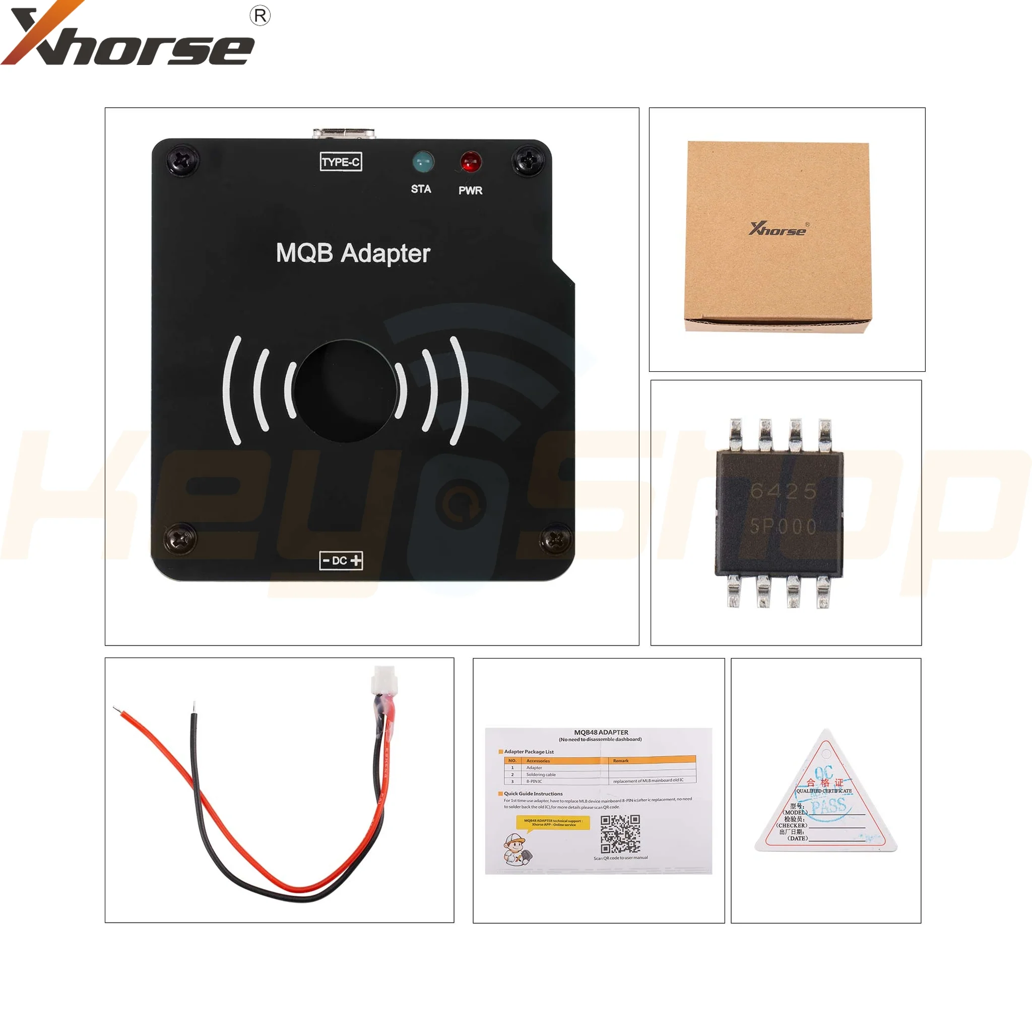 תוסף Xhorse MLB-TOOL: מתאם MQB48 - לא צריך יותר לפרק לוחות שעונים! שימוש ללא טוקנים (XDMQBAGL) - Image 6